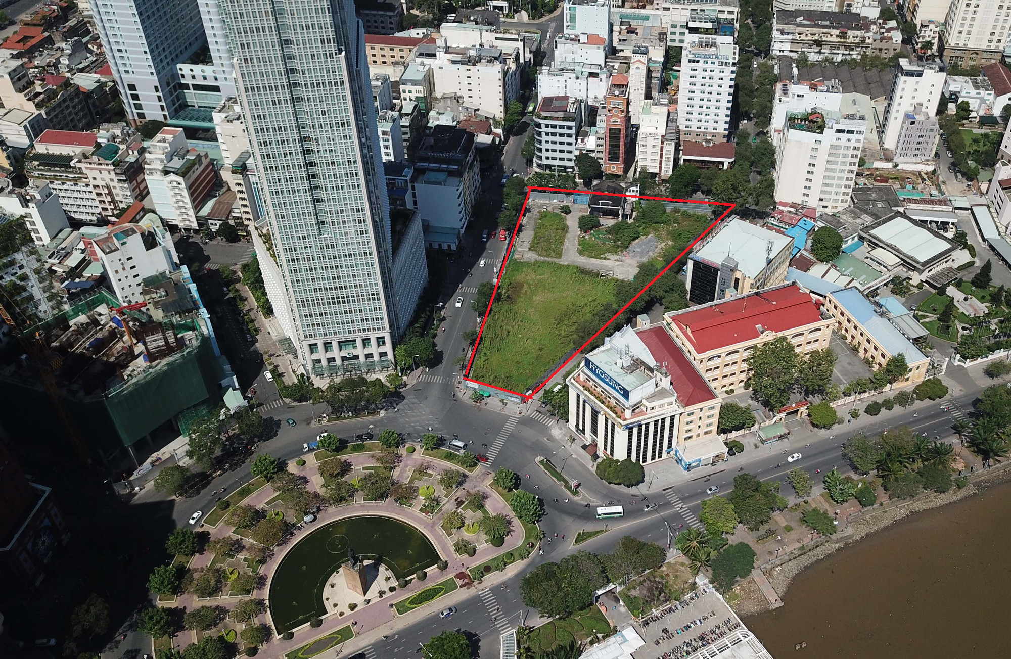 Khu đất số 2 - 4 - 6 Hai Bà Trưng, phường Bến Nghé, Quận 1 hiện đang để trống - Ảnh minh họa.