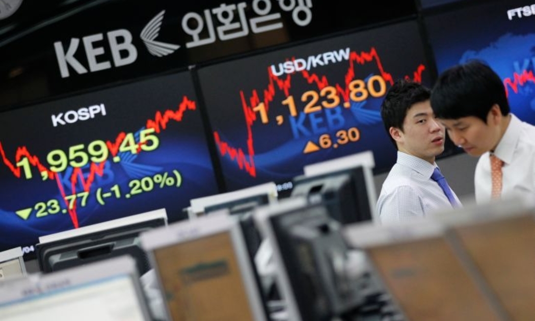 Tính từ đầu năm, KOSPI đã giảm 7% - Ảnh: Getty Images