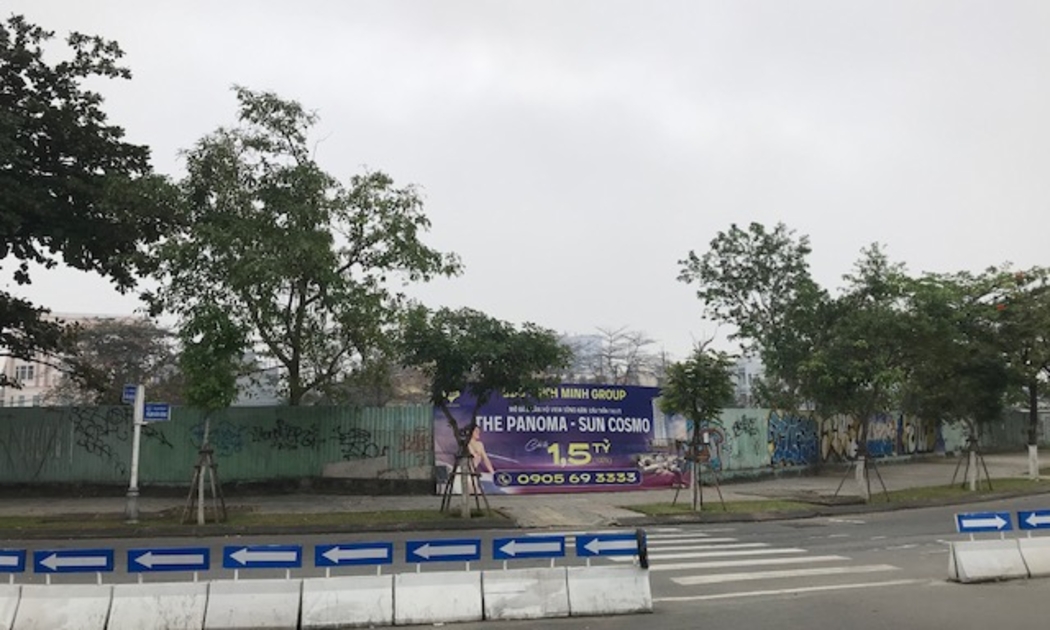 Khu đất 10.000 m2 có 4 mặt tiền với 2 mặt đường đắc địa Phạm Văn Đồng-Ngô Quyền đã được đấu giá. Ảnh Ngô Anh Văn