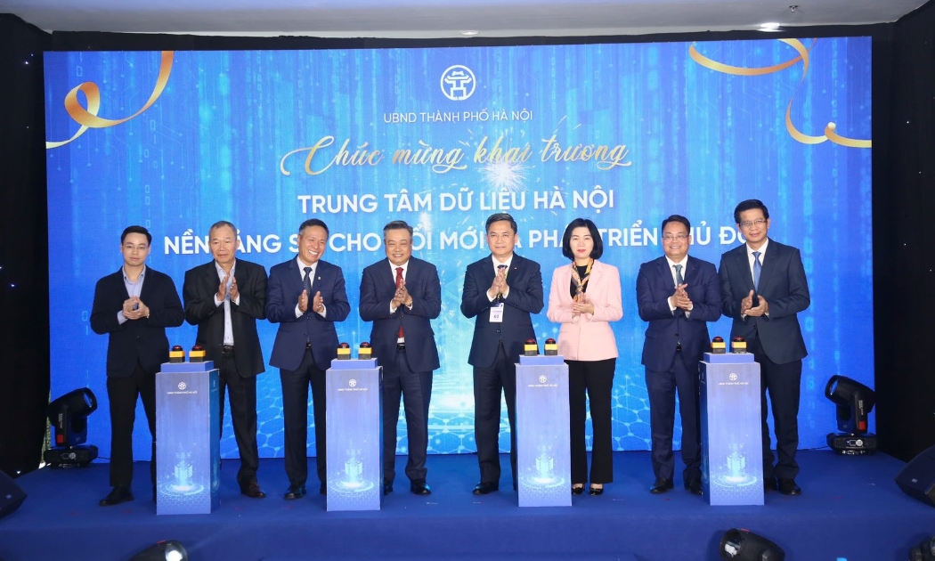 Khánh thành Trung tâm Dữ liệu Chính của Thủ đô Hà Nội tại VNPT IDC Hòa Lạc.