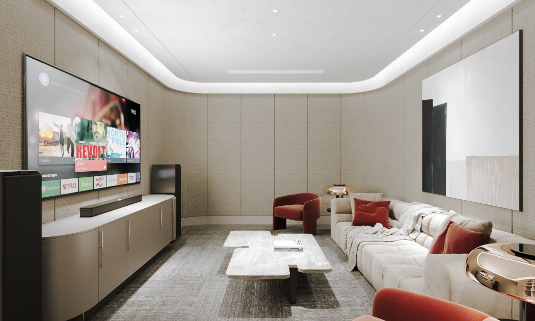 Phối cảnh minh họa thiết kế hầm căn townhouse tại Sun Urban City.