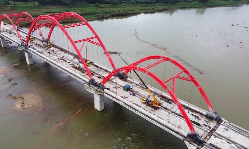 Cầu Trà Khúc 3 (Quảng Ngãi) dự kiến thông xe vào trước tháng 3/2025