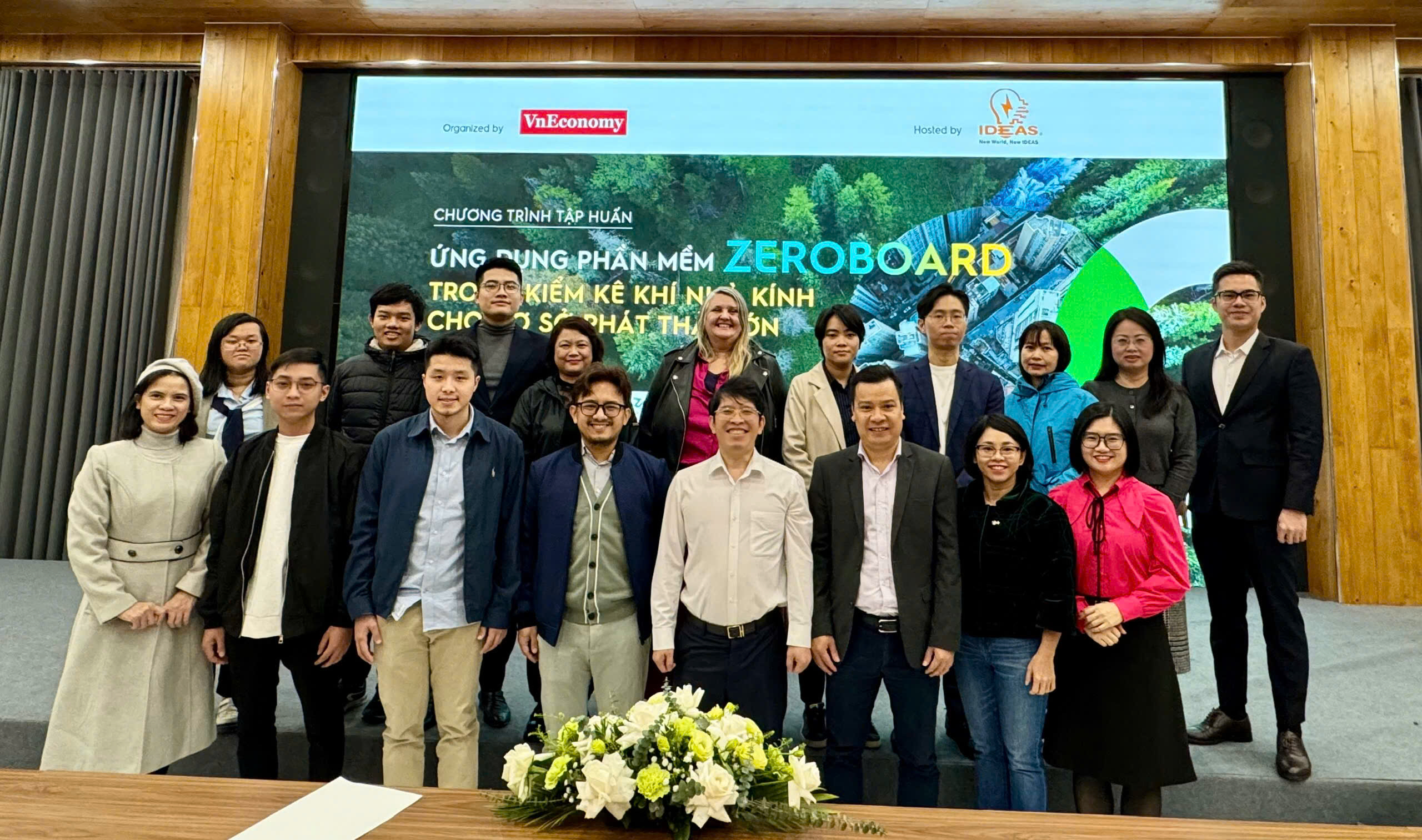 Khóa học “Mô phỏng chính sách giảm phát thải và giải pháp kiểm kê phát thải theo phạm vi Zeroboard"