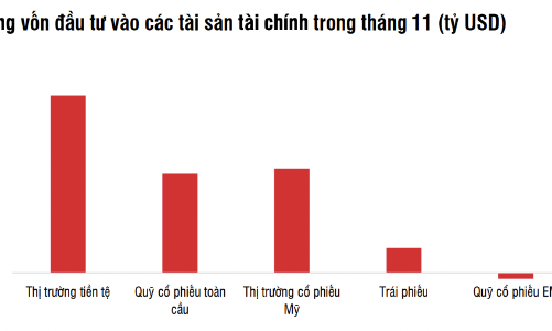 Dòng vốn toàn cầu đổ vào cổ phiếu Mỹ cao nhất 4 năm, nhưng Việt Nam lại bị rút ồ ạt 