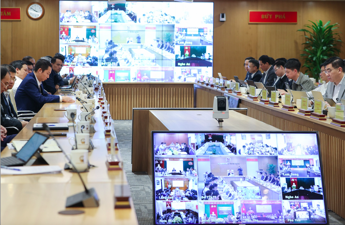 Hội nghị được tổ chức trực tuyến đến 63 Sở Th&ocirc;ng tin v&agrave; Truyền th&ocirc;ng địa phương.