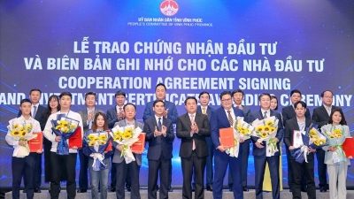 Five more FDI projects approved in northern Vinh Phuc province