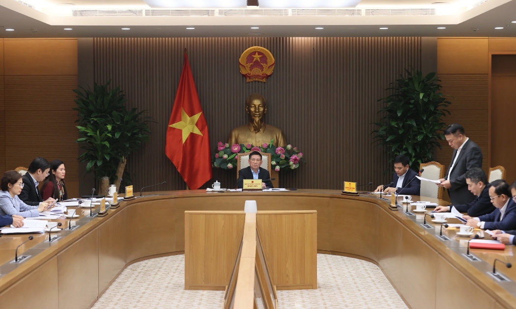 Phó Thủ tướng Hồ Đức Phớc chủ trì phiên họp (Ảnh: VGP/Trần Mạnh)