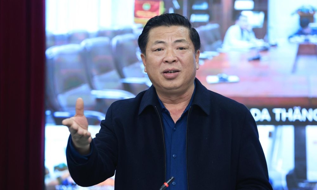 Bộ trưởng Bộ Giao thông vận tải Trần Hồng Minh chủ trì cuộc họp giao ban tháng 11 của Bộ