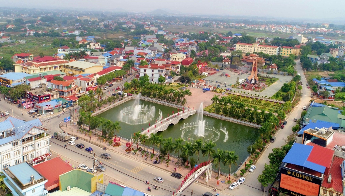 Làm đẹp cảnh quan và khẳng định sự phát triển bất động sản là nhu cầu tất yếu của thành phố trẻ Phổ Yên. Ảnh báo Thái Nguyên.