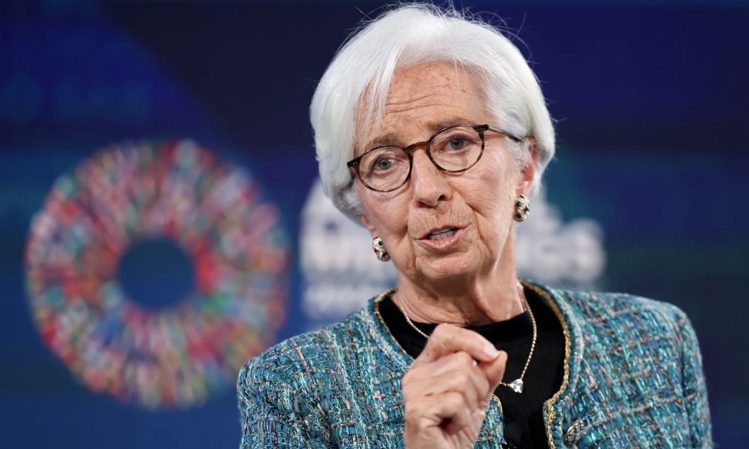 Chủ tịch ECB Christine Lagarde - Ảnh: Bloomberg.