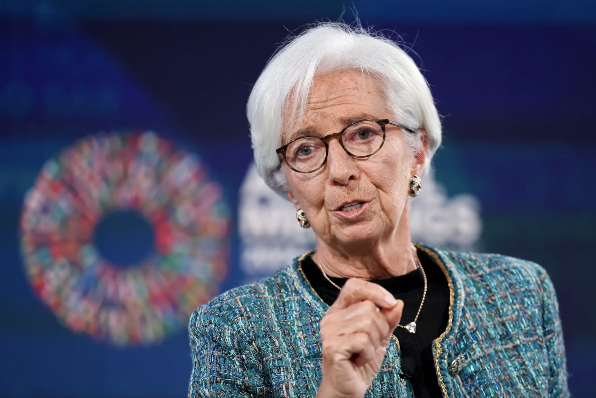 Chủ tịch ECB Christine Lagarde - Ảnh: Bloomberg.