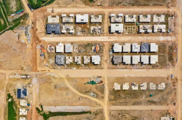 Dự án Khu đô thị nghỉ dưỡng khoáng nóng tại xã Quảng Yên, huyện Quảng Xương được khởi công từ tháng 12/2021, đến nay chưa hoàn thành