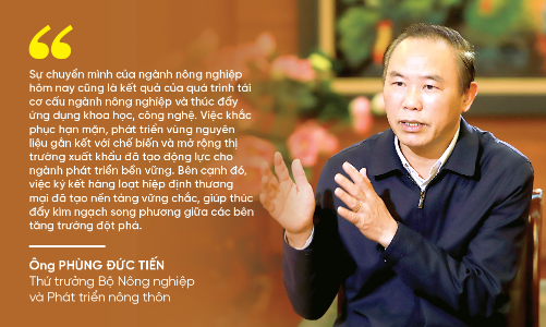 Xuất khẩu nông, lâm, thủy sản điểm sáng rực rỡ của ngành nông nghiệp