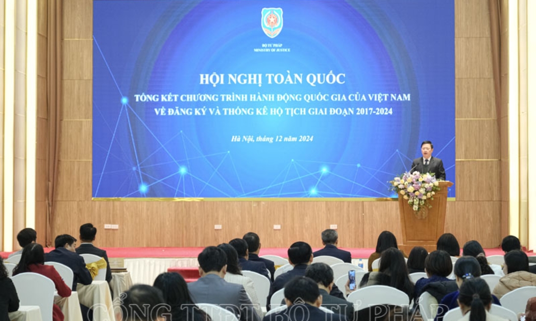 Quang cảnh hội nghị. Ảnh: MOJ.