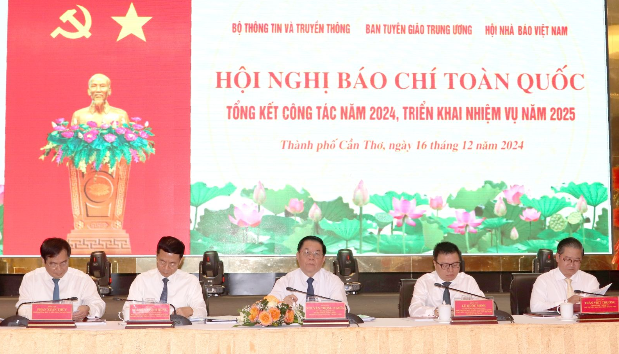 Hội nghị Báo chí toàn quốc tổng kết công tác năm 2024, triển khai nhiệm vụ năm 2025