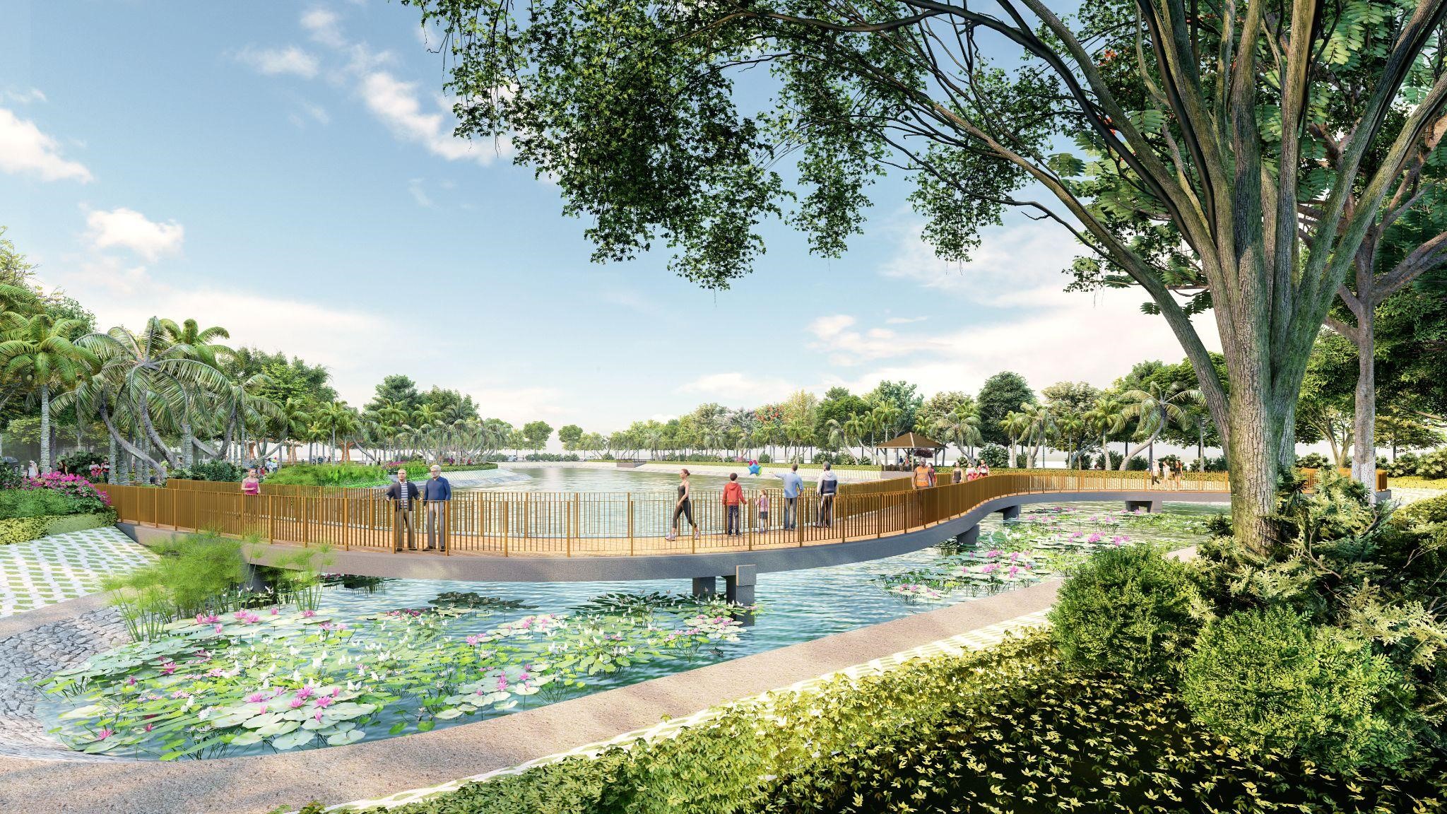 Kim Do City với không gian sống sinh thái trong lành.