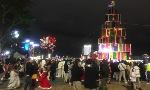 Đà Nẵng thắp sáng Cây thông ánh sáng đón Giáng sinh