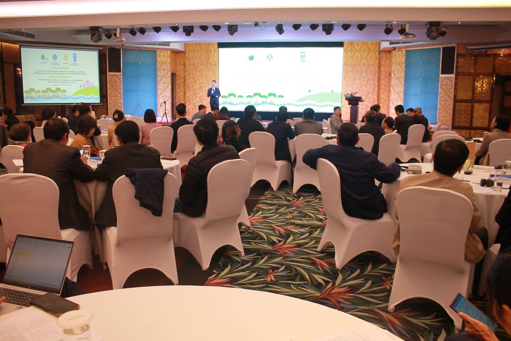 Quang cảnh hội nghị tổng kết dự án GCF. Ảnh: Chu Khôi.