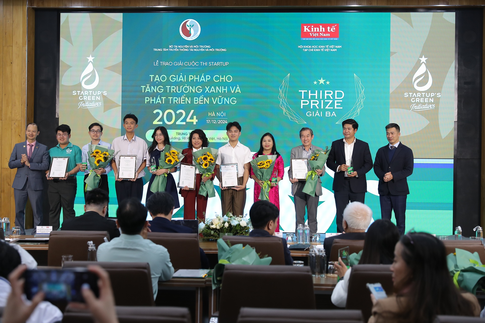 Các dự án nhận giải “Cuộc thi “Startup Xanh”  