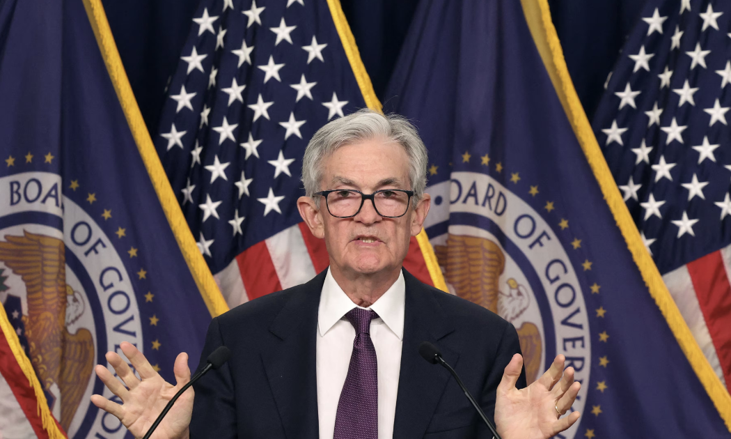 Chủ tịch Fed Jerome Powell trong cuộc họp ngày 18/12 - Ảnh: Reuters.