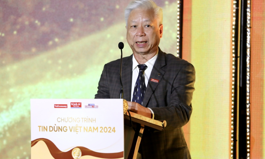 Nhà báo Đào Quang Bính, Tổng giám đốc, Tổng thư ký Tòa soạn Tạp chí Kinh tế Việt Nam – VnEconomy – Vietnam Economic Times phát biểu tại sự kiện - Ảnh: Trí Phong