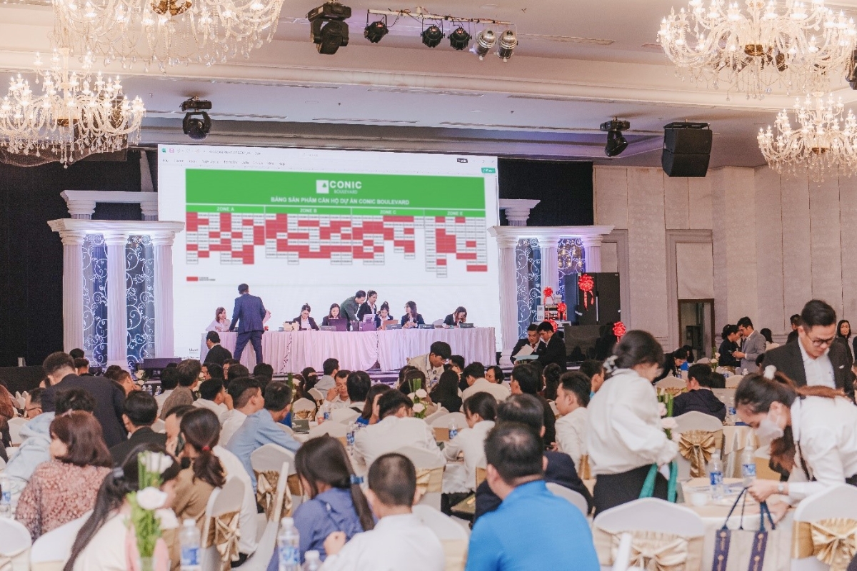 80% giao dịch th&agrave;nh c&ocirc;ng khẳng định sức n&oacute;ng dự &aacute;n Conic Boulevard.