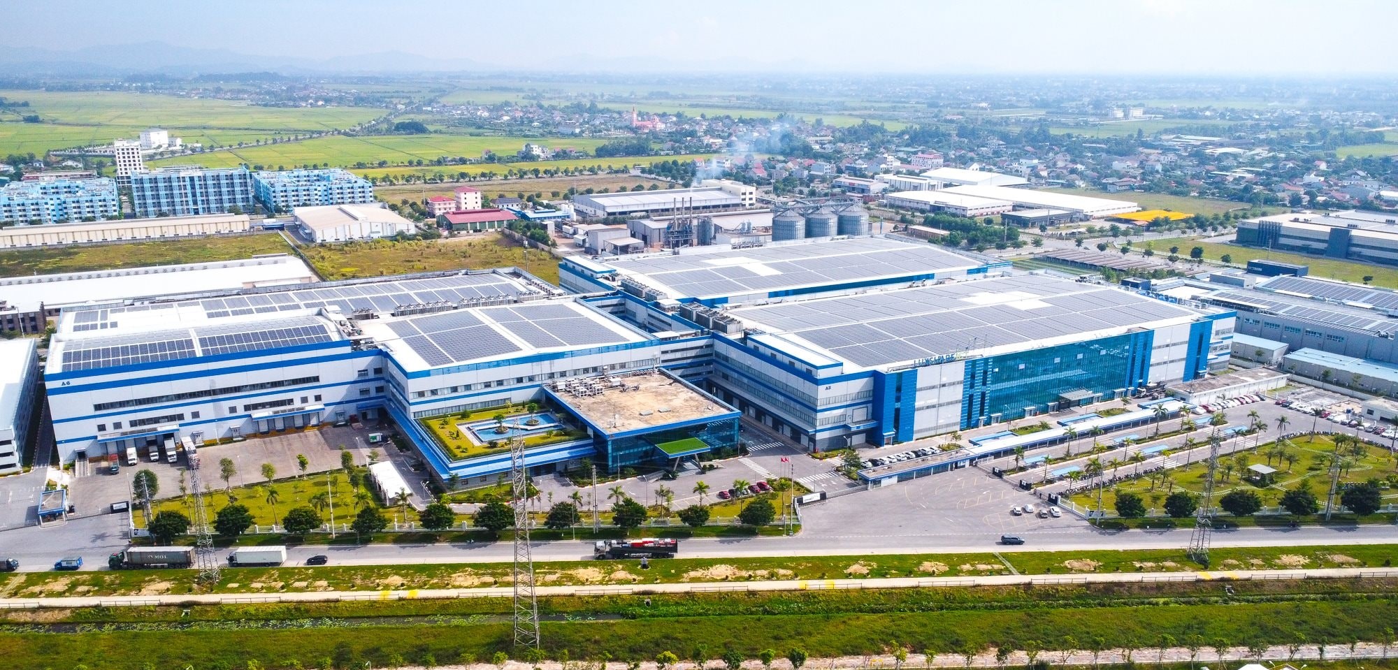 Khu công nghiệp VSIP Nghệ An. Ảnh: Thành Cường