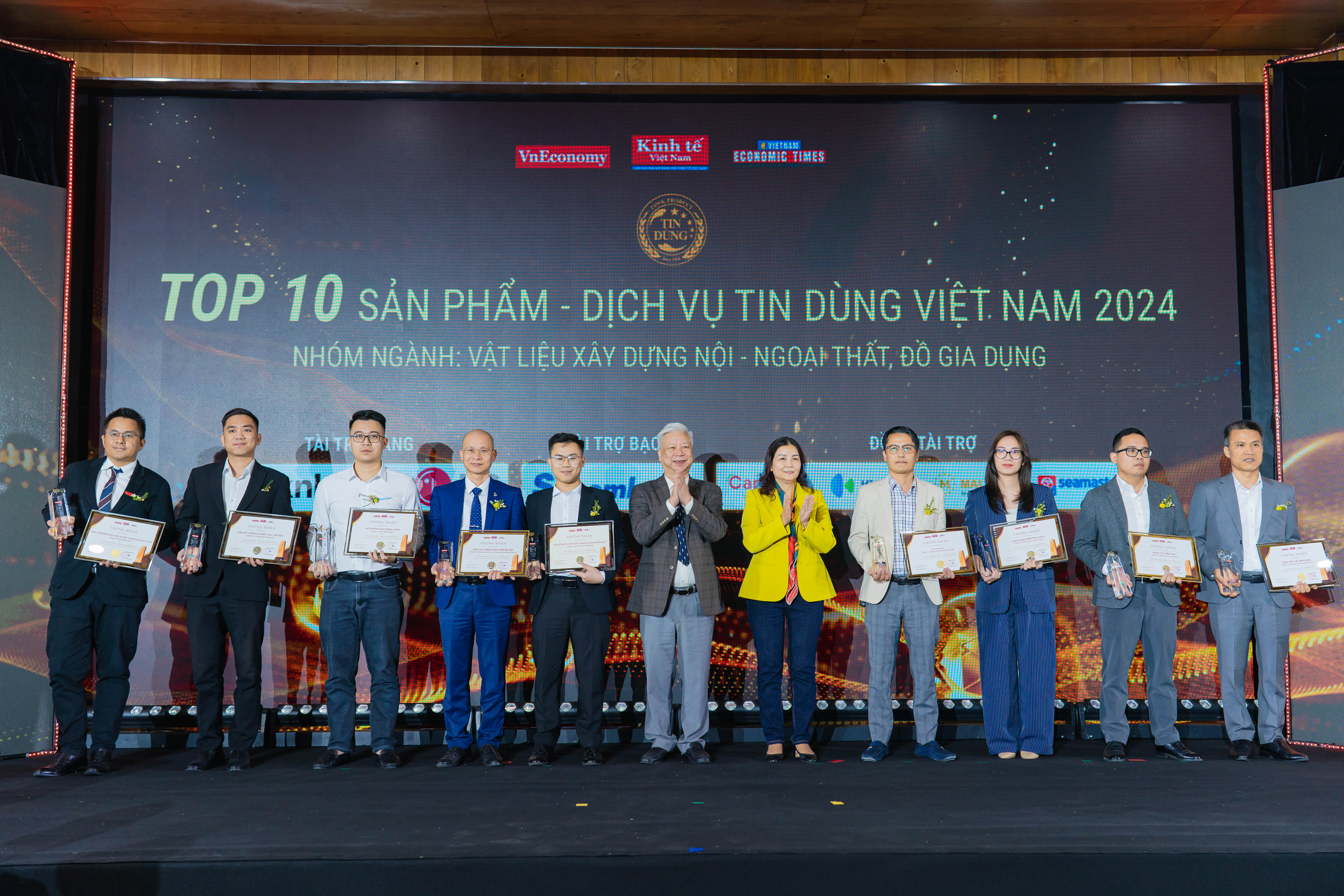 Vinh danh 10 sản phẩm – dịch vụ Vật liệu xây dựng nội - ngoại thất, đồ gia dụng.