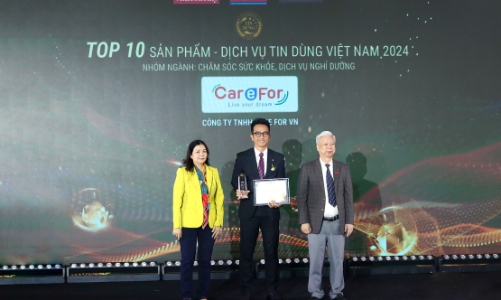 Tin Dùng Việt Nam 2024 vinh danh bộ 3 sản phẩm của Care For Việt Nam
