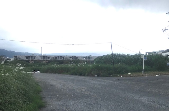 Một khu đất 2 mặt tiền dưới ch&acirc;n cầu Thuận Phước đ&atilde; h&igrave;nh th&agrave;nh nhiều năm nhưng chưa đưa v&agrave;o sử dụng , cỏ dại, lau l&aacute;ch mọc um t&ugrave;m - Ảnh Ng&ocirc; Anh Văn