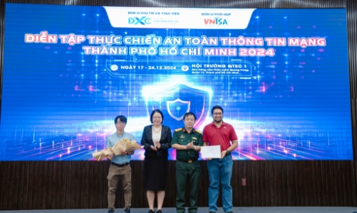 Trao chứng nhận diễn tập thực chiến an toàn thông tin mạng năm 2024