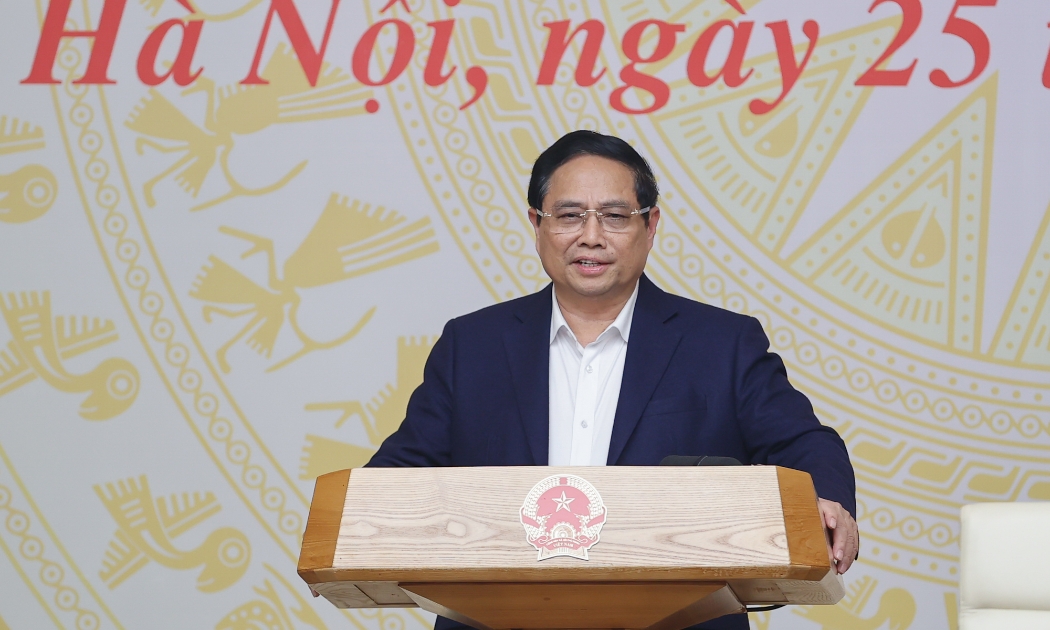 Thủ tướng phát biểu tại hội nghị - Ảnh: VGP