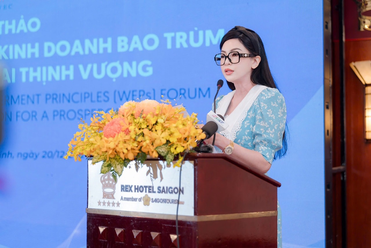 Bà Lê Hồng Thủy Tiên, Tổng Giám đốc Tập đoàn Liên Thái Bình Dương (IPPG).