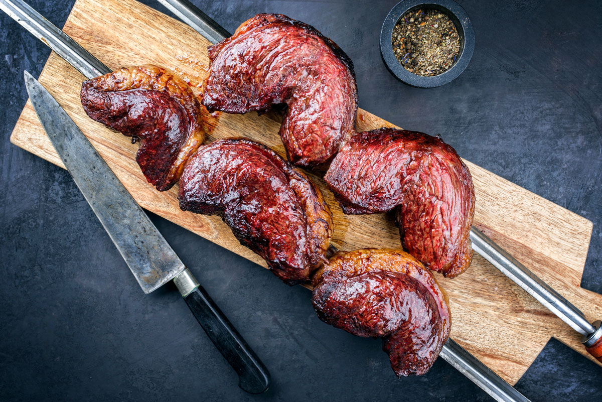 Thịt bò Picanha của Brazil.