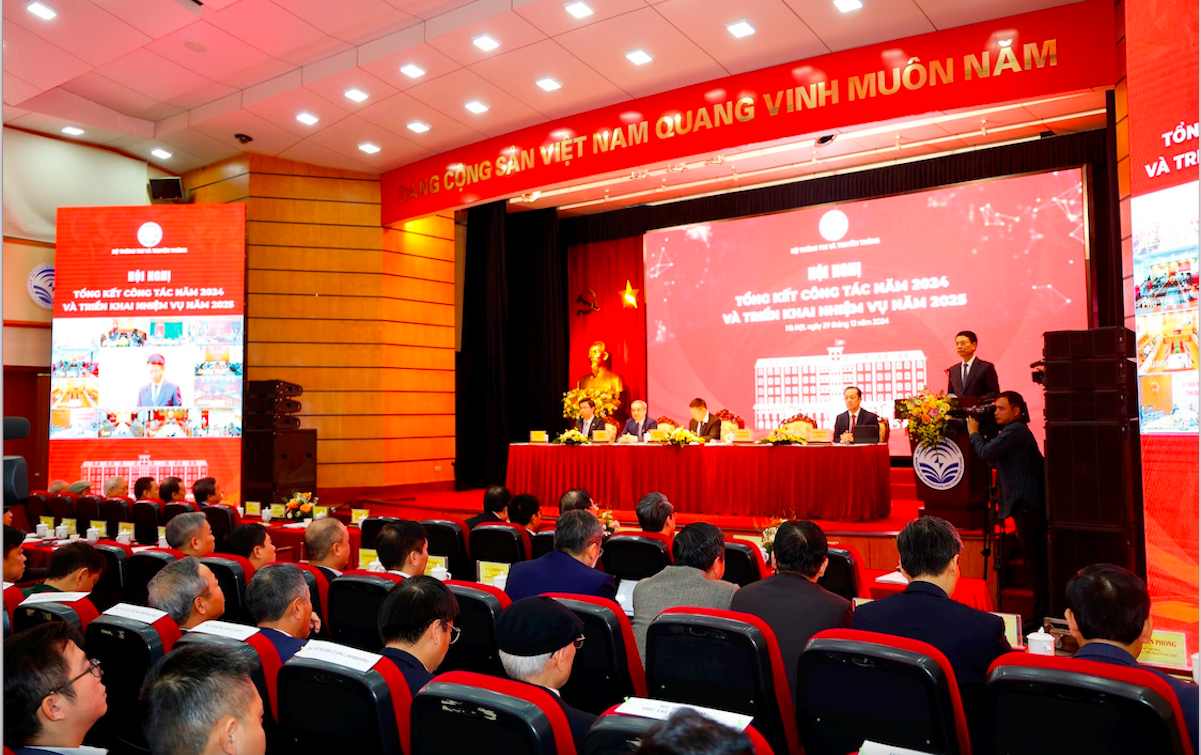 Hội nghị Tổng kết công tác năm 2024 và triển khai nhiệm vụ năm 2025 của Bộ Thông tin và Truyền thông ngày 29/12.