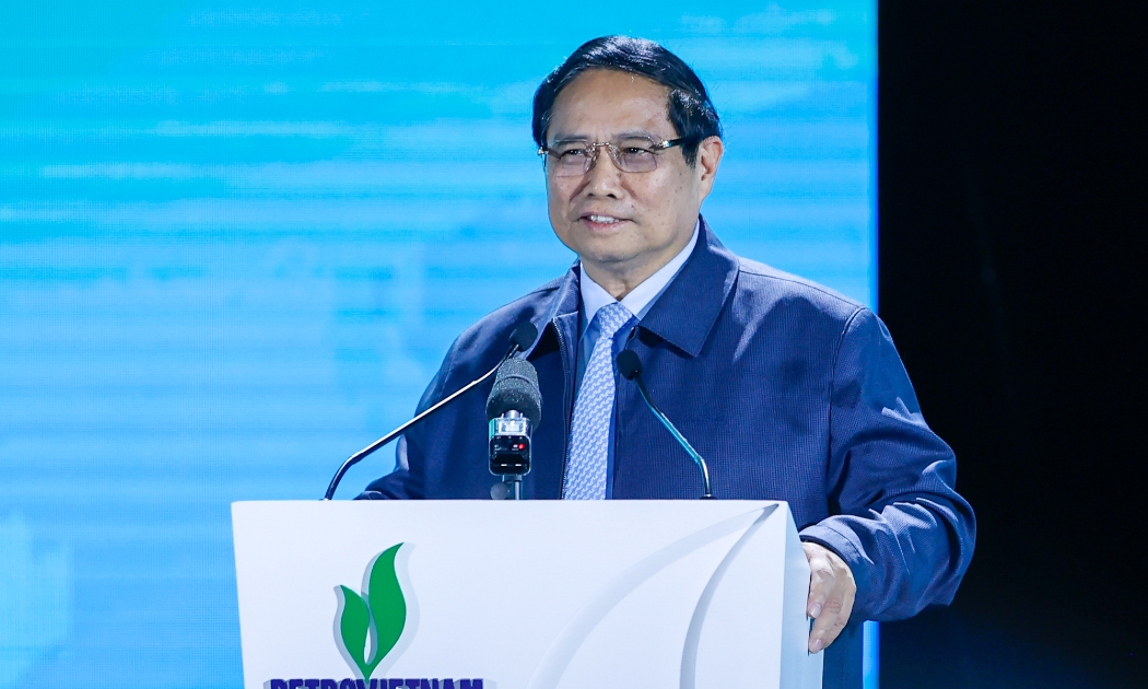 Thủ tướng phát biểu tại hội nghị - Ảnh: VGP