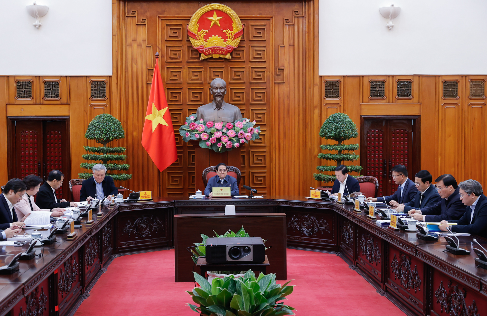 Quang cảnh cuộc họp. Ảnh: VGP.