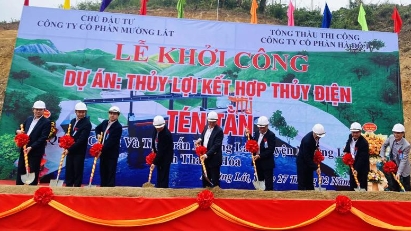 $16 mln irrigation and hydropower project breaks ground in Muong Lat (Central Thanh Hoa province)