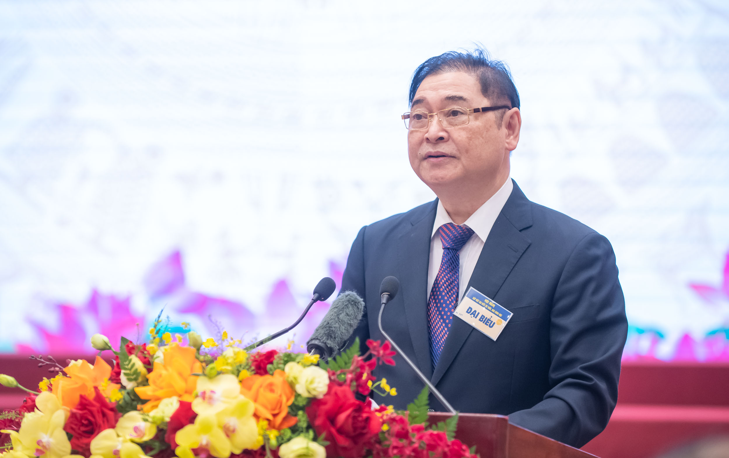 Chủ tịch Liên hiệp các Hội Khoa học và Kỹ thuật Việt Nam Phan Xuân Dũng phát biểu tại hội nghị. Ảnh: Quốc hội.
