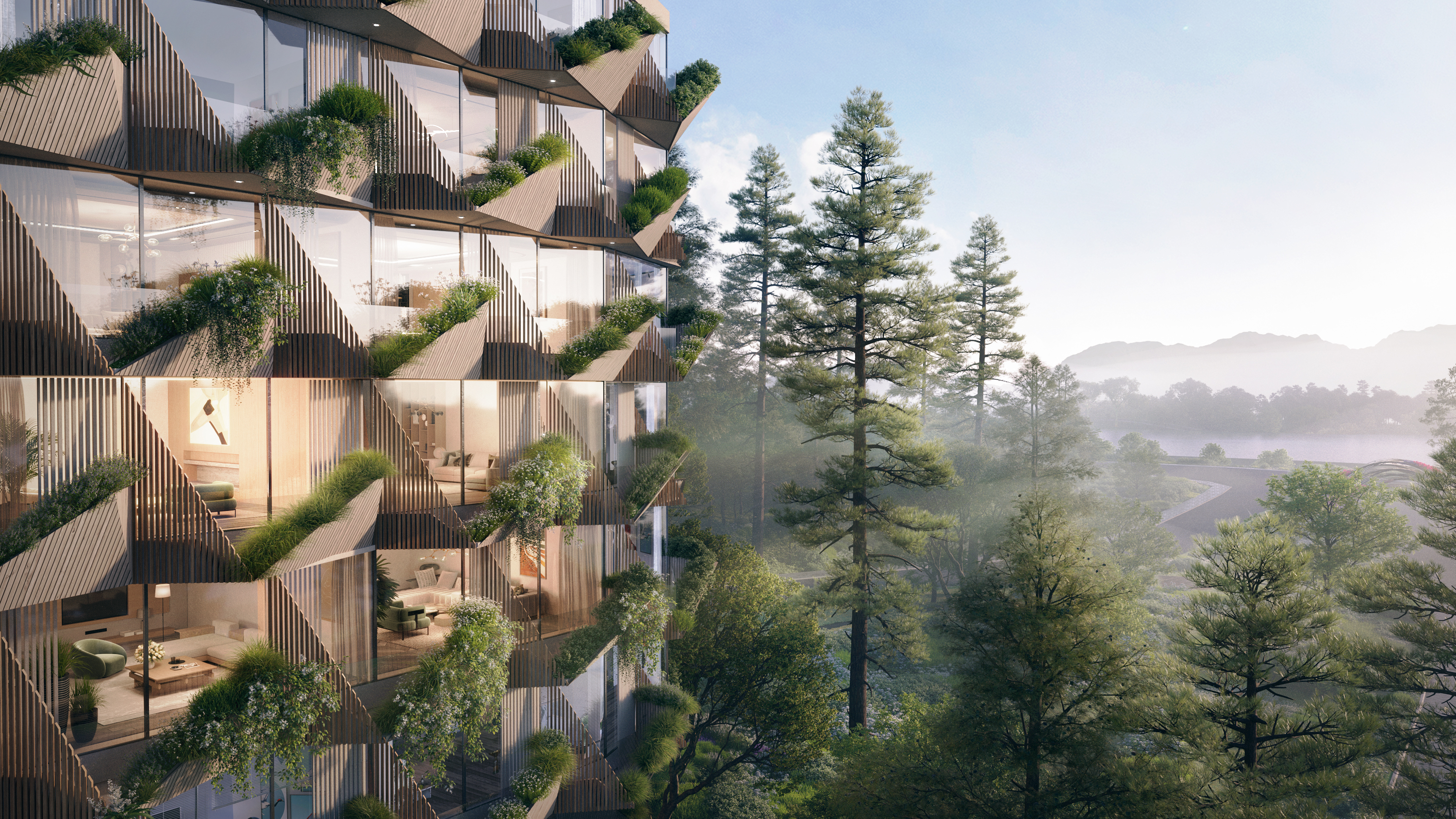 Khách sạn InterContinental tại Haus Da Lat trên vị trí di sản Đà Lạt, trước mặt Hồ Xuân Hương.