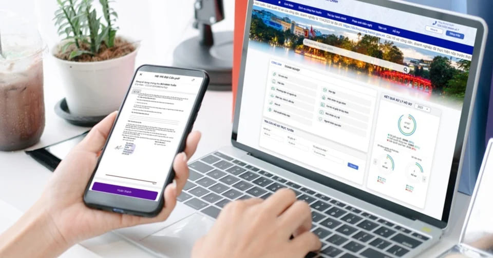 Bản sao điện tử được phép sử dụng trong dịch vụ công trực tuyến - Ảnh minh hoạ.  
