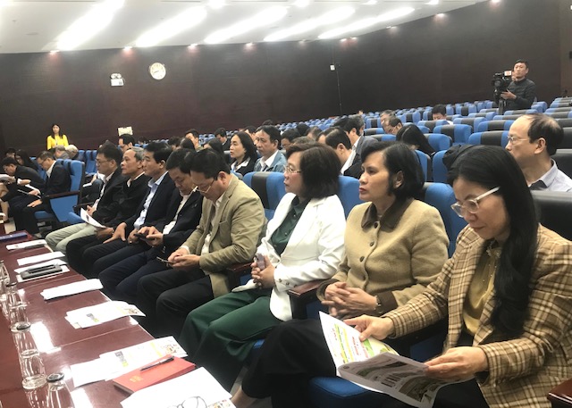 Các đại biểu tham dự họp báo  công bố số liệu thống kê tình hình kinh tế - xã hội Đà Nẵng năm 2024. Ảnh Ngô Anh Văn