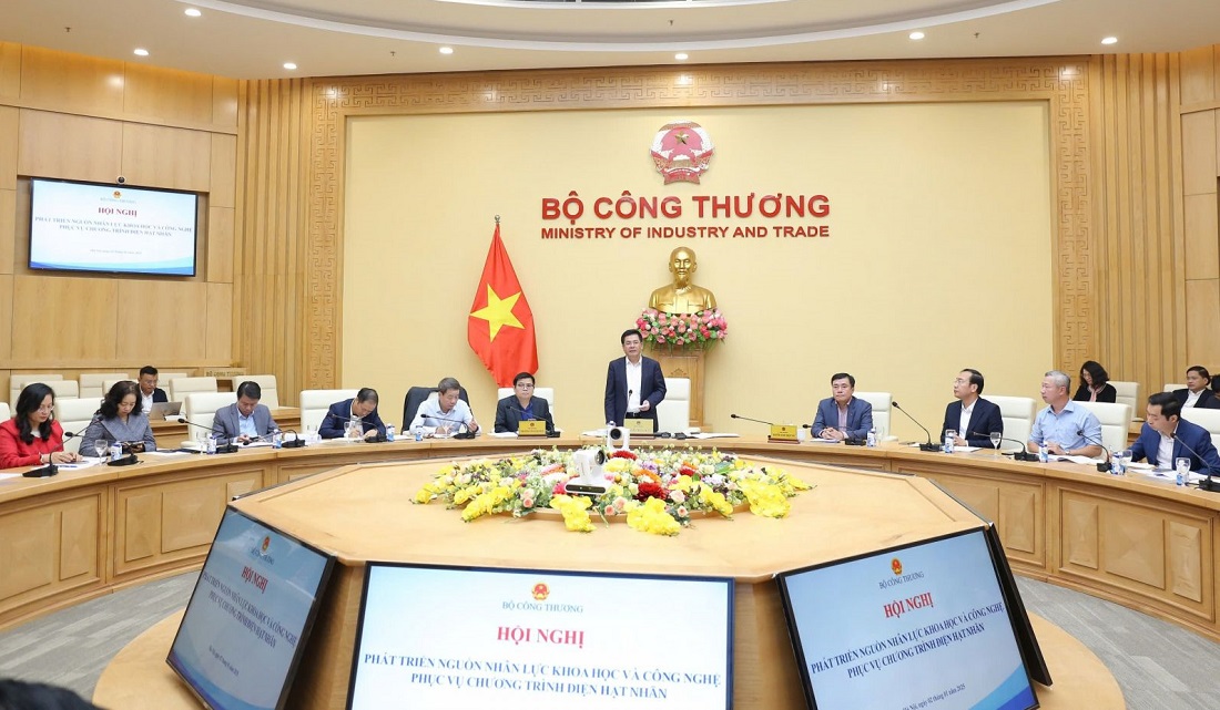 Hội nghị về phát triển nguồn nhân lực phục vụ chương trình điện hạt nhân, ngày 2/1/2025.