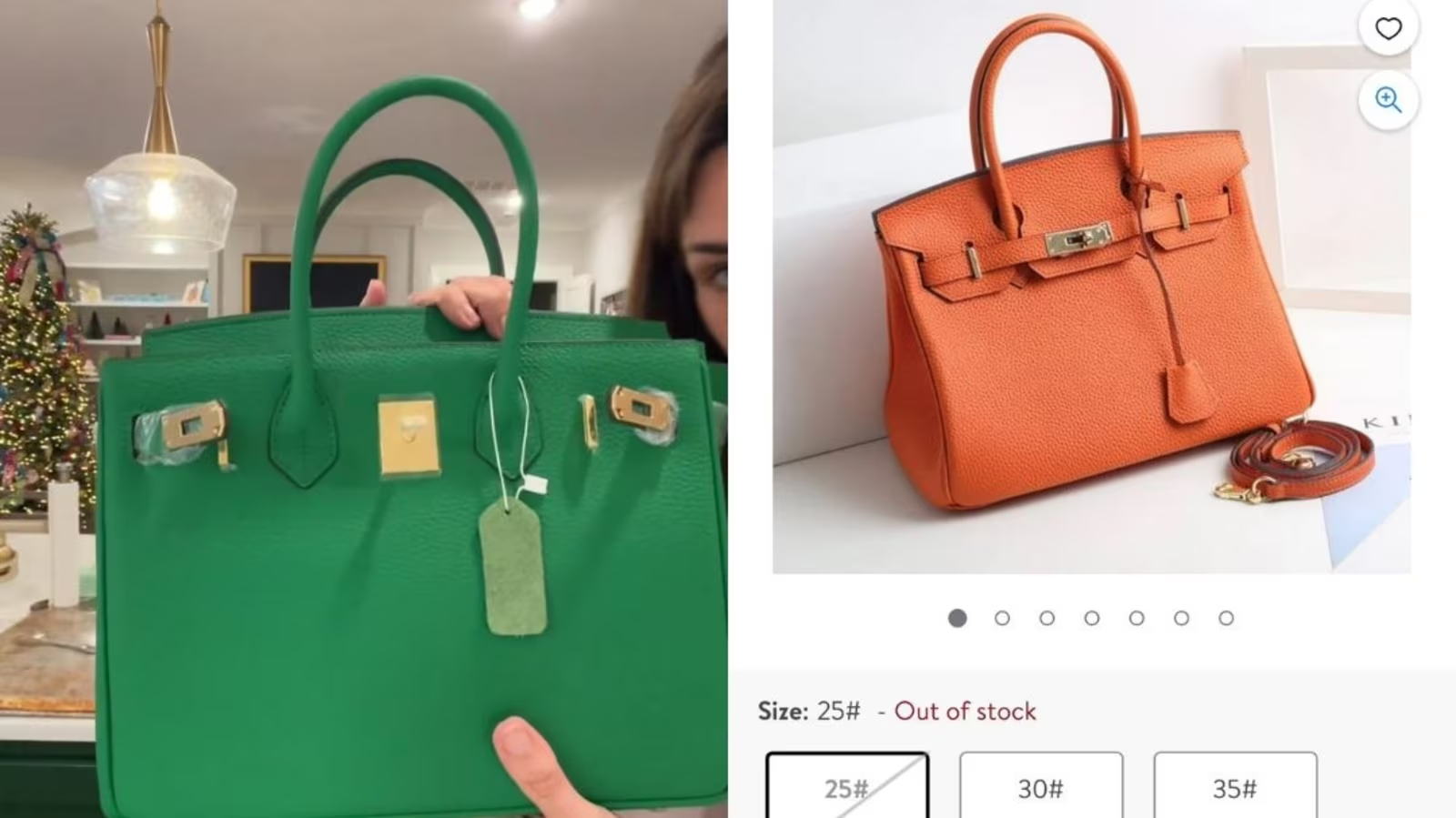 Kamugo không phải là thương hiệu duy nhất sản xuất túi Birkin “dupe”.