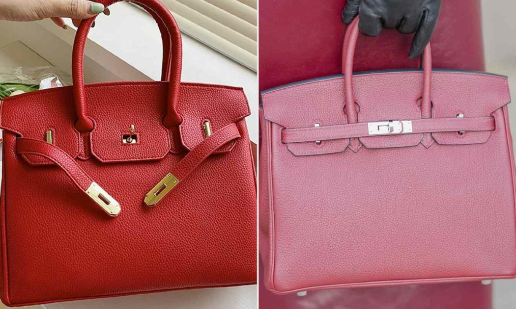 Túi Walmart Wirkin (trái)và Hermés Birkin (phải).