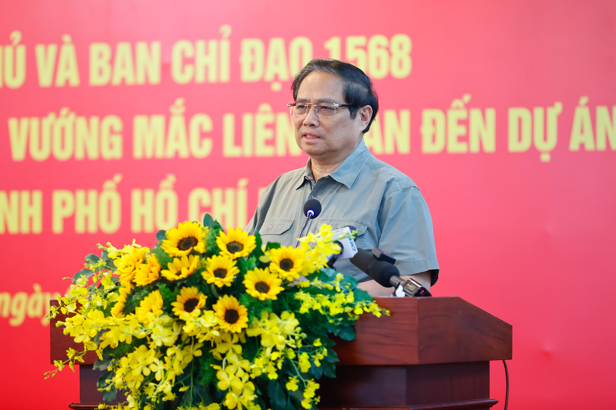 Thủ tướng Phạm Minh Chính phát biểu chỉ đạo tại hội nghị   - Ảnh: VGP/Nhật Bắc.