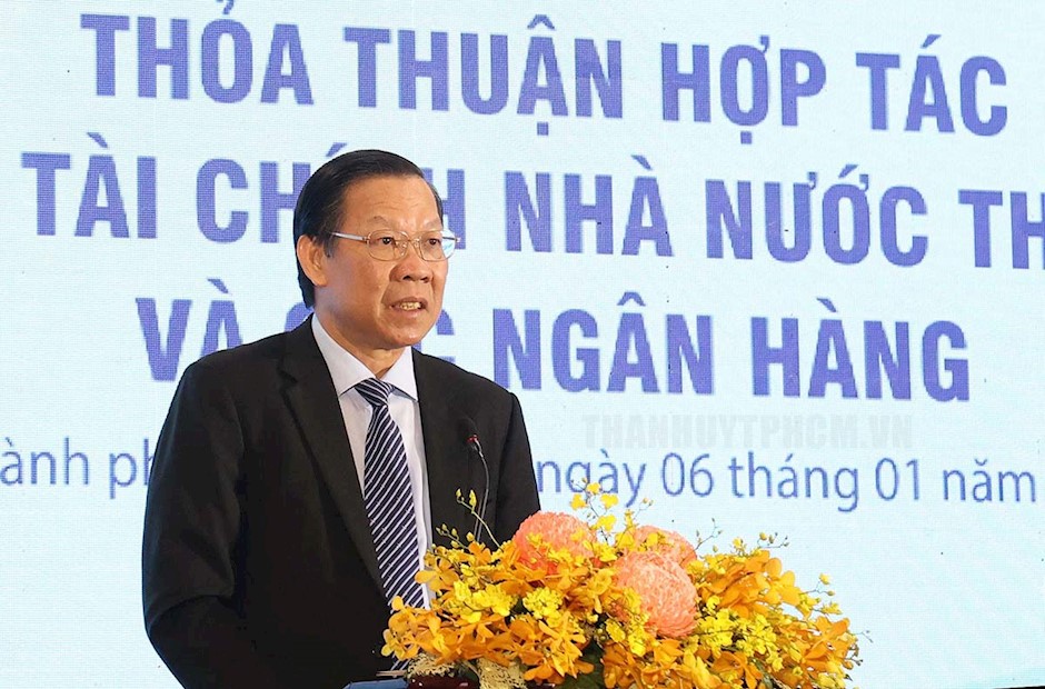 Chủ tịch Ủy ban nhân dân TP.HCM Phan Văn Mãi phát biểu tại buổi lễ - Ảnh: Website Thành ủy TP.HCM.