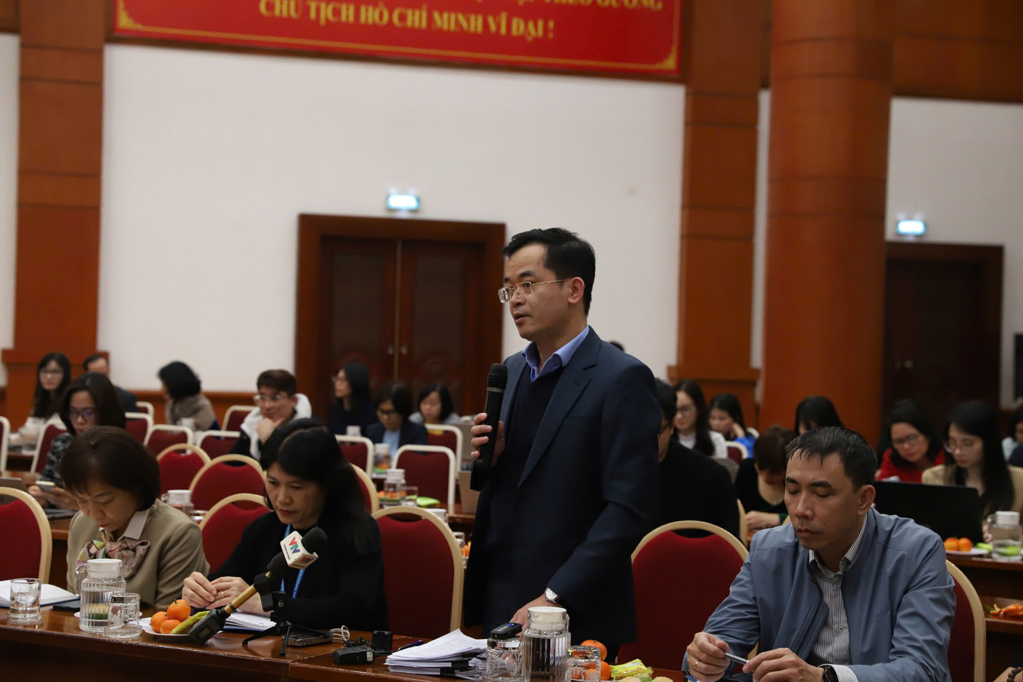 Ông Trương Bá Tuấn tại họp báo ngày 7/1/2025.
