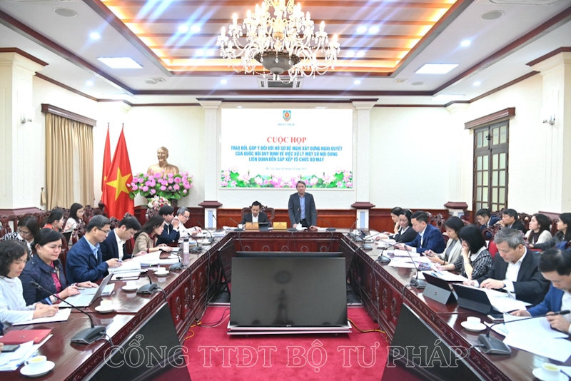 Quang cảnh cuộc họp. MOJ.