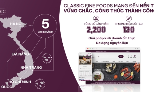 Classic Fine Foods mang đến nền tảng vững chắc, công thức thành công